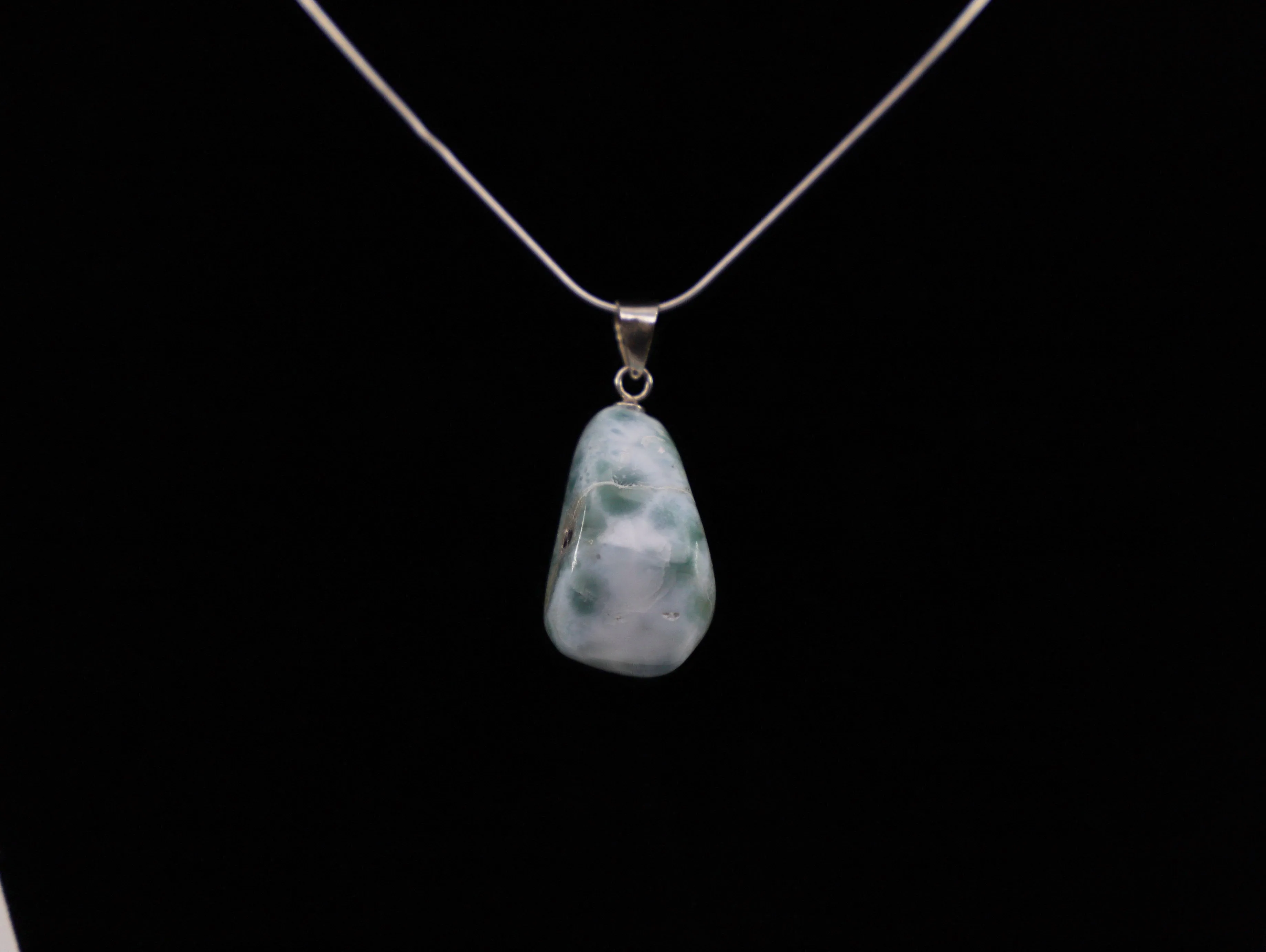 Gemstone Necklace | Larimar