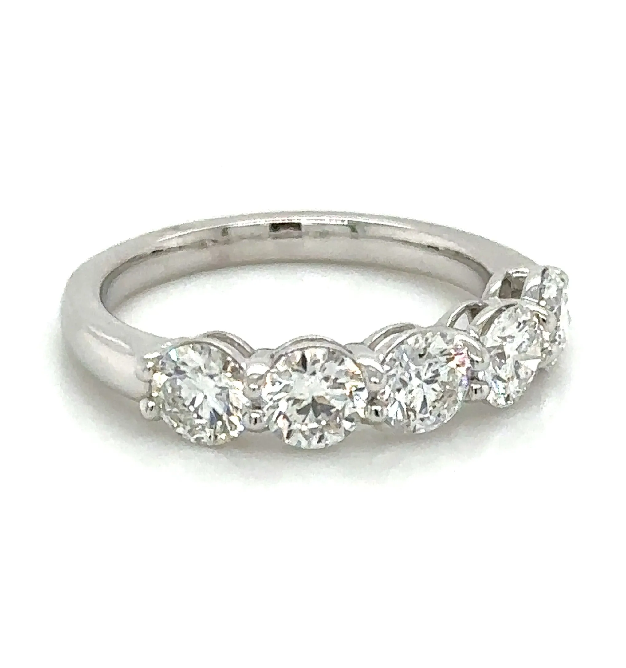 GIA Certified 1.51carat Five Stone Diamond Ring