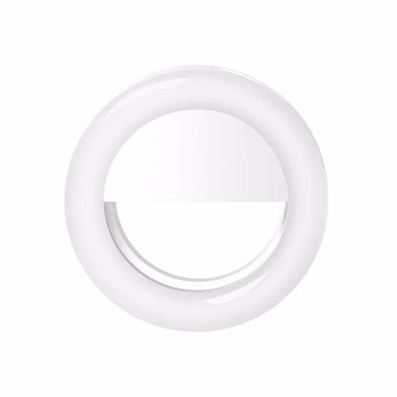 Glitzy Selfie Ring Light-White