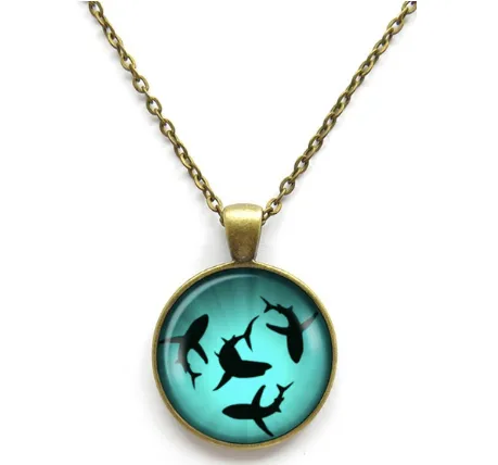 Glow In The Dark Shark Necklace