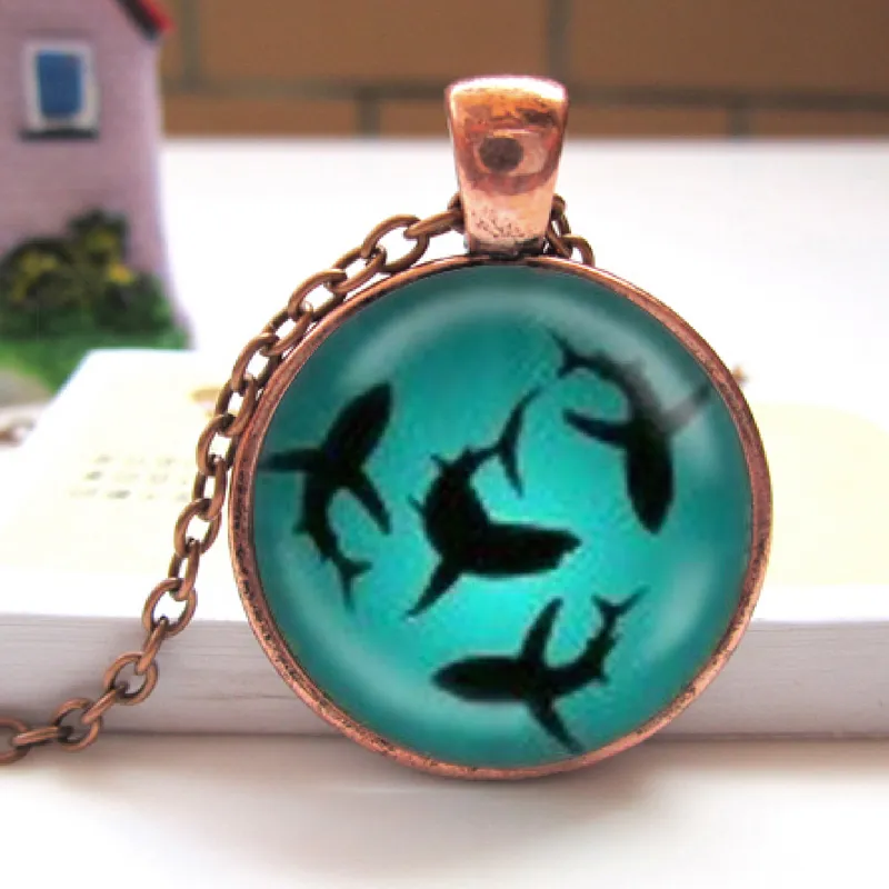 Glow In The Dark Shark Necklace