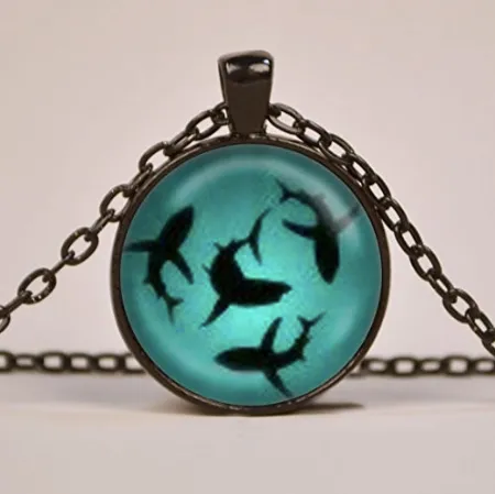 Glow In The Dark Shark Necklace