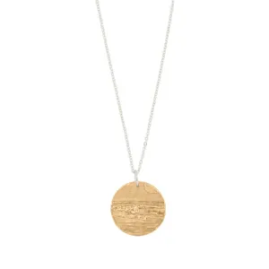 Go With The Flow Musing Necklace in Bronze - 32" Chain