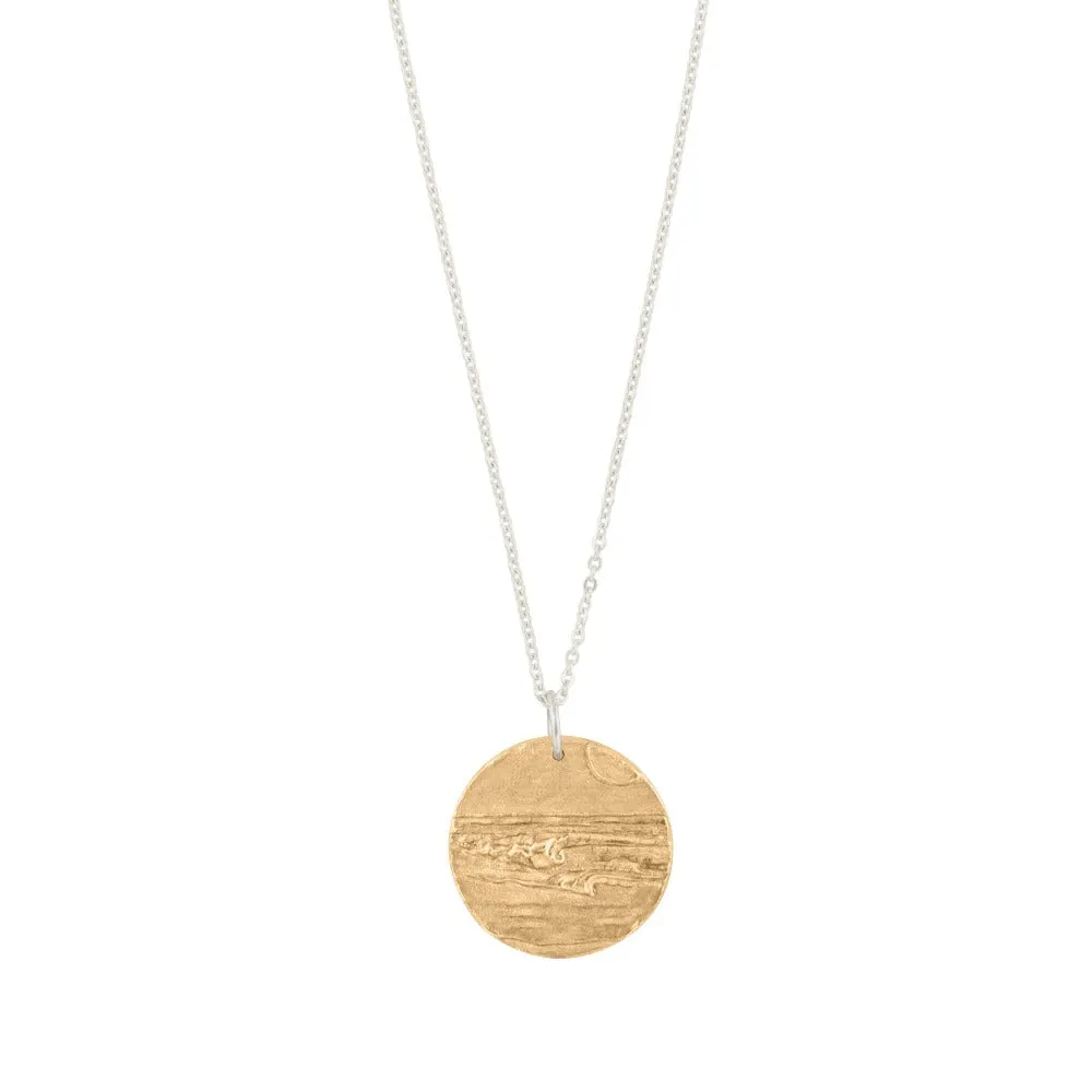 Go With The Flow Musing Necklace in Bronze - 32" Chain