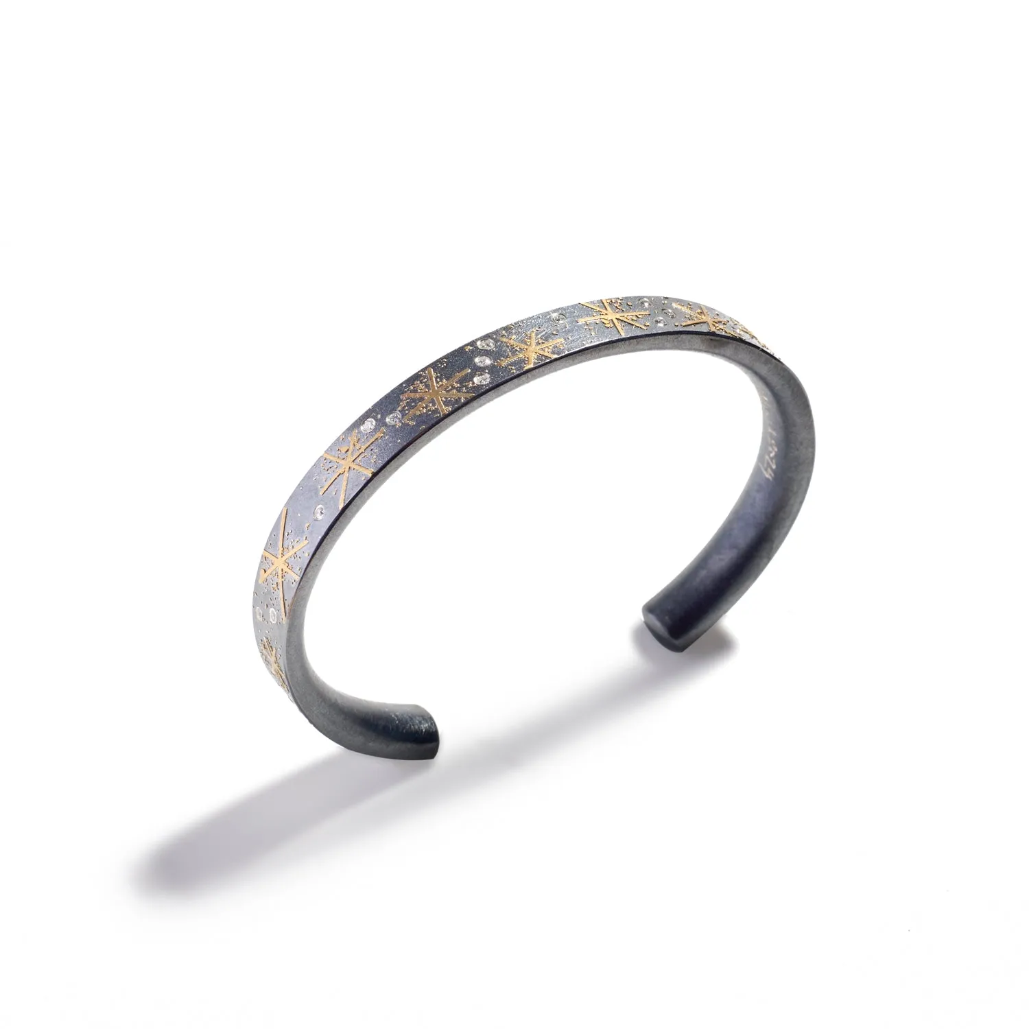 Golden Burst of Light Cuff