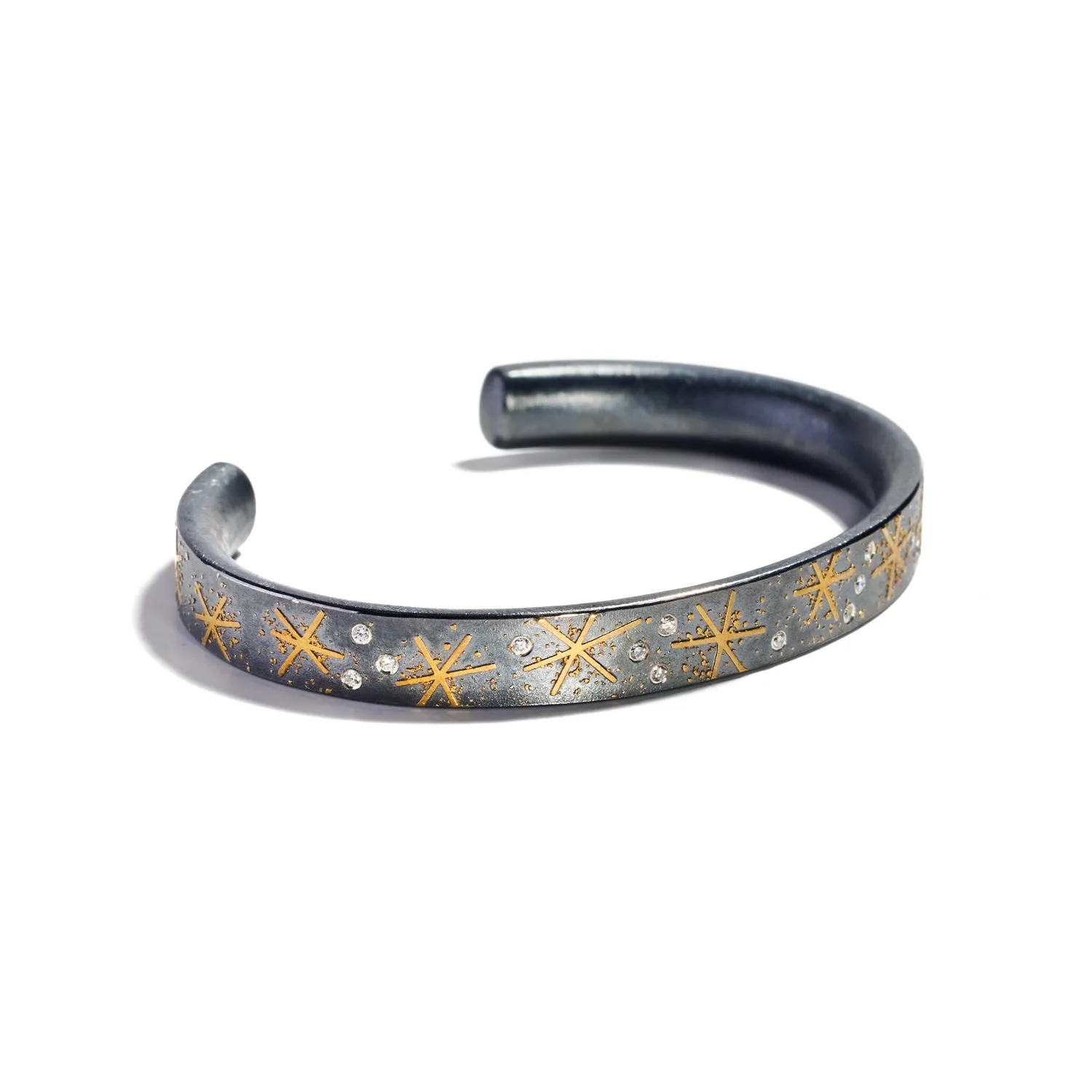 Golden Burst of Light Cuff