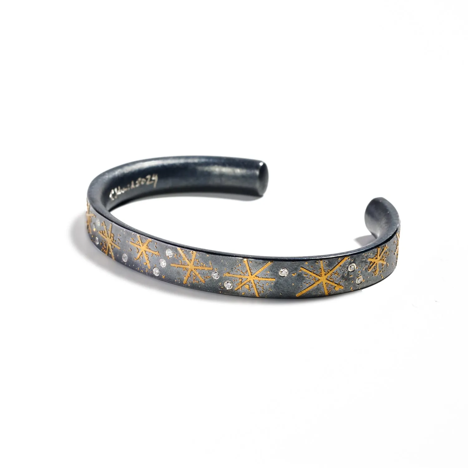 Golden Burst of Light Cuff