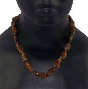 Golden Path - Tiger Eye Stone Necklece