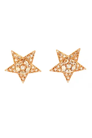 Golden Shining Star Earrings