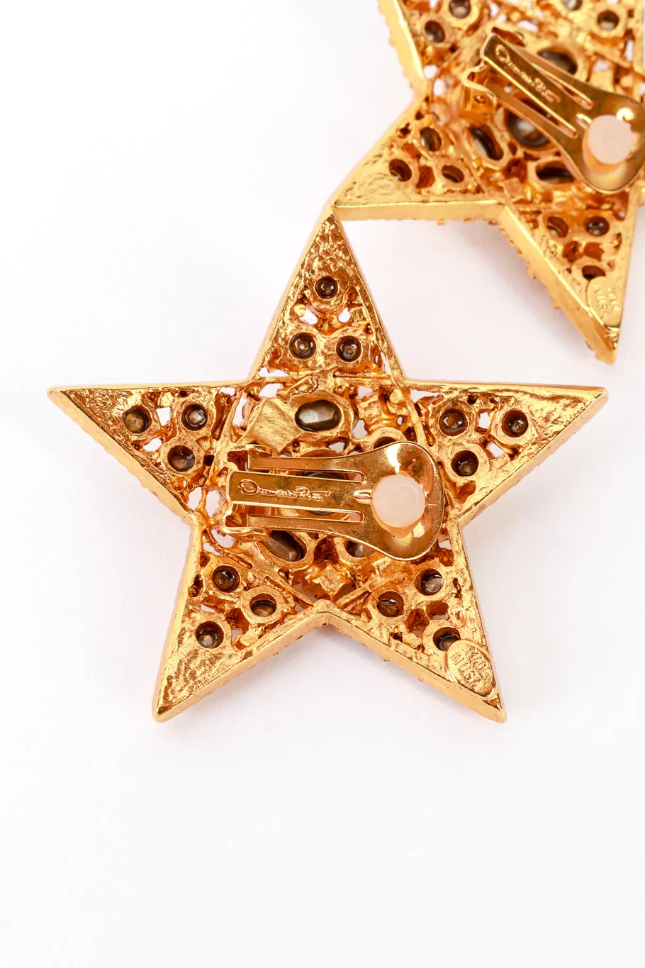 Golden Shining Star Earrings
