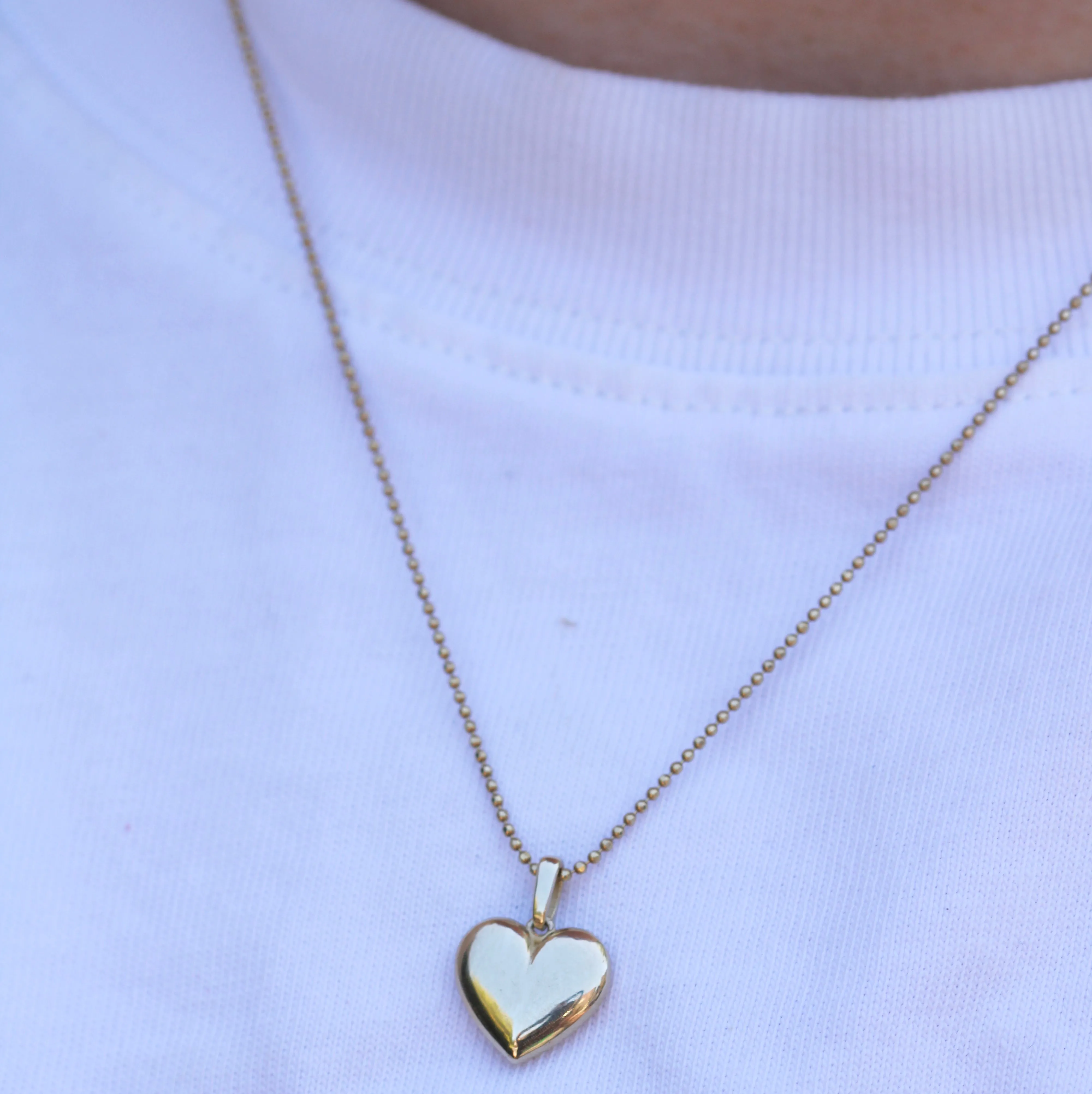 Grande Puffy Heart Necklace