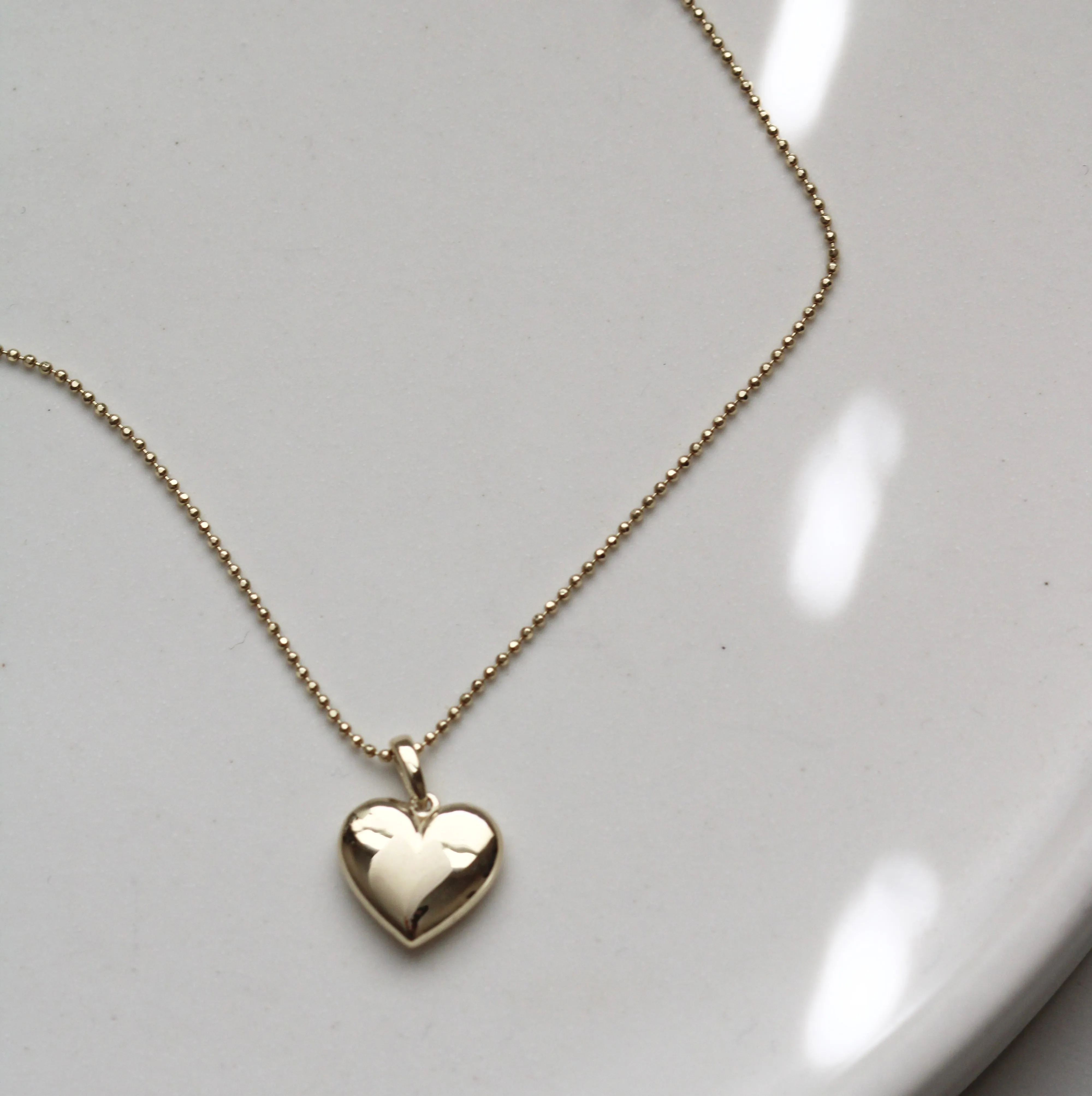 Grande Puffy Heart Necklace
