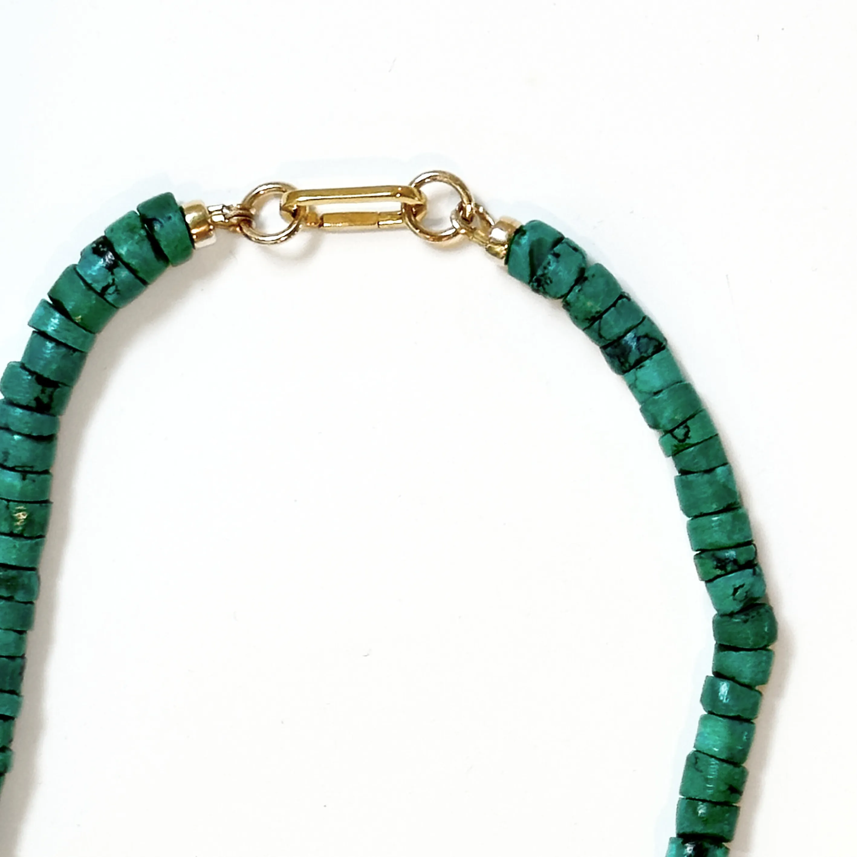 Green Turquoise Gemstone Necklace