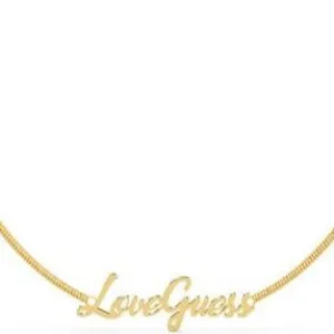Guess Dream & Love Gold Necklace