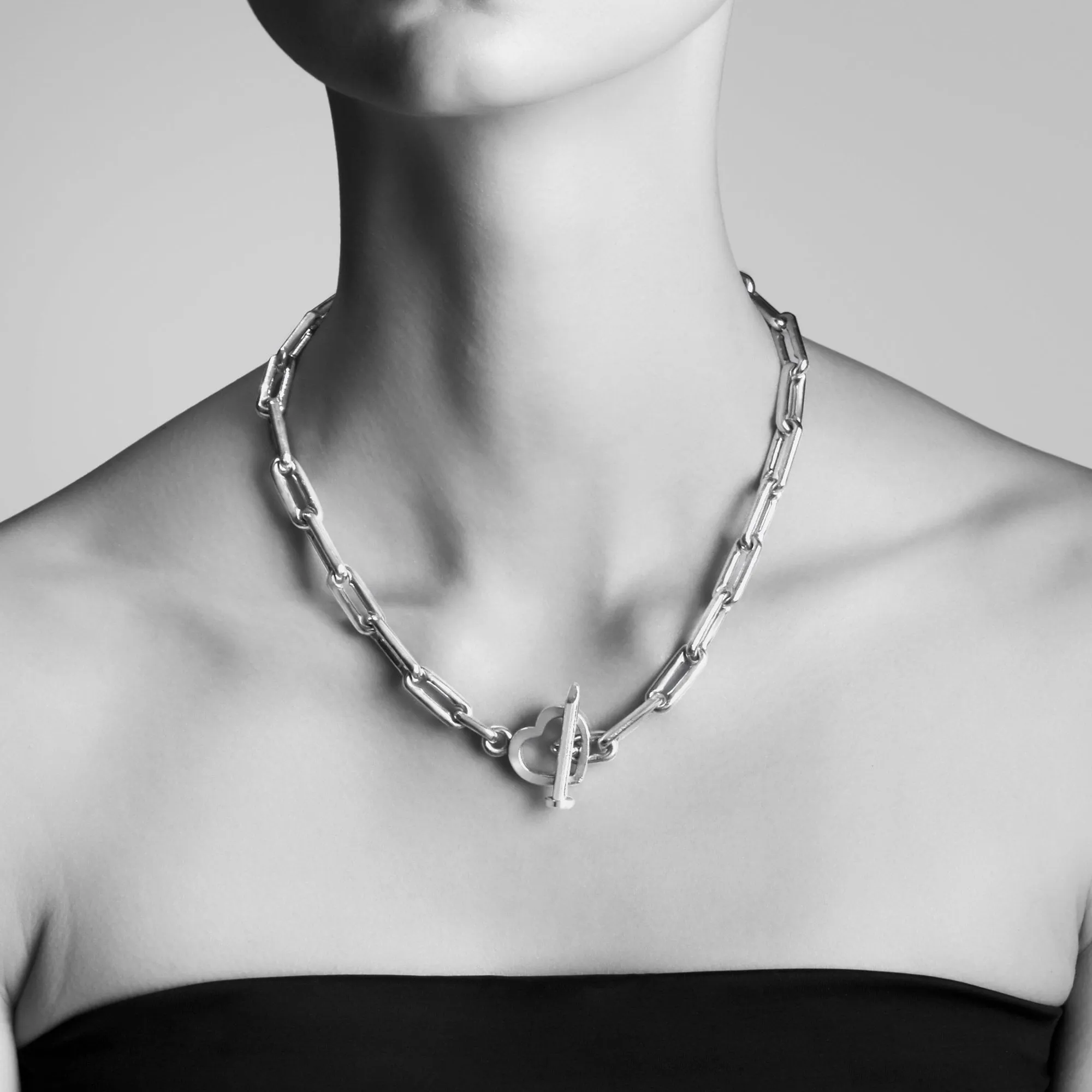 Heart and Nail Necklace