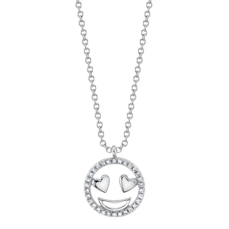 HEART EYES EMOJI NECKLACE