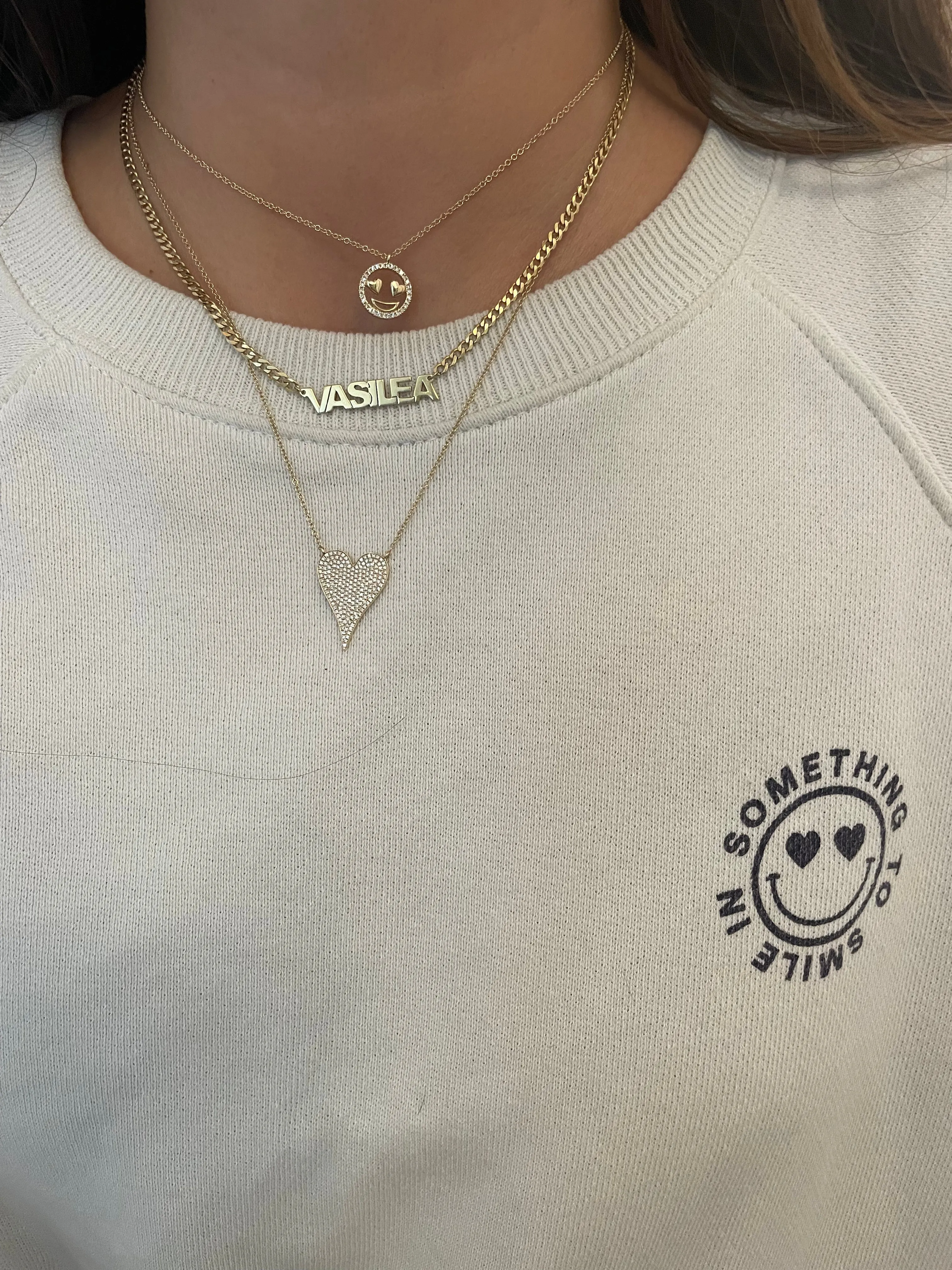 HEART EYES EMOJI NECKLACE