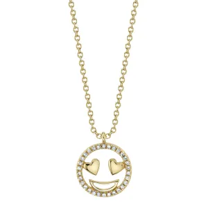 HEART EYES EMOJI NECKLACE