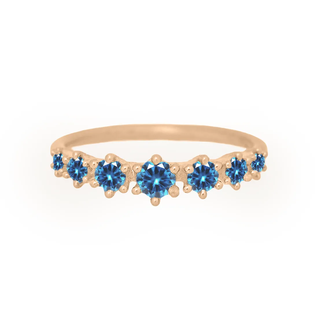 Helena Ring, petite, Blue Sapphire