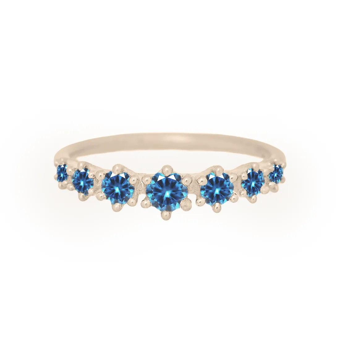 Helena Ring, petite, Blue Sapphire