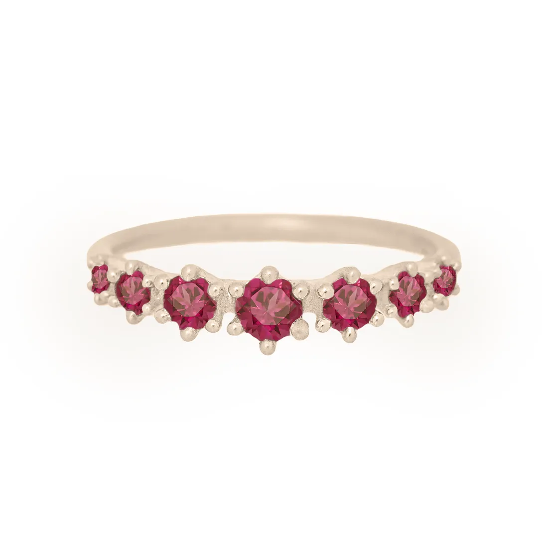Helena Ring, petite, Garnet
