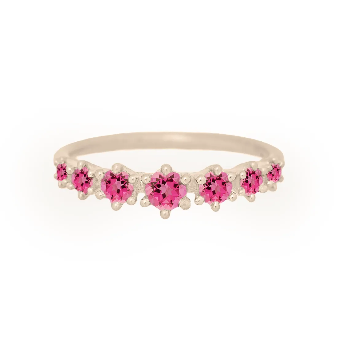 Helena Ring, petite, Pink Tourmaline