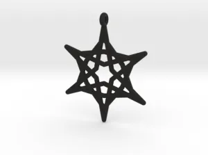 Hex Star Pendant (Nylon)