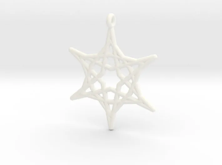 Hex Star Pendant (Nylon)