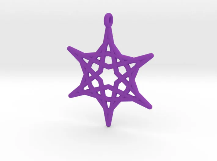 Hex Star Pendant (Nylon)