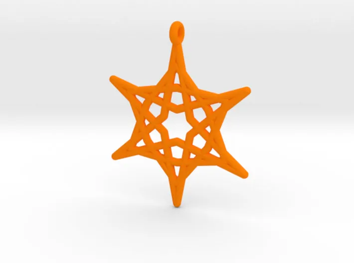 Hex Star Pendant (Nylon)