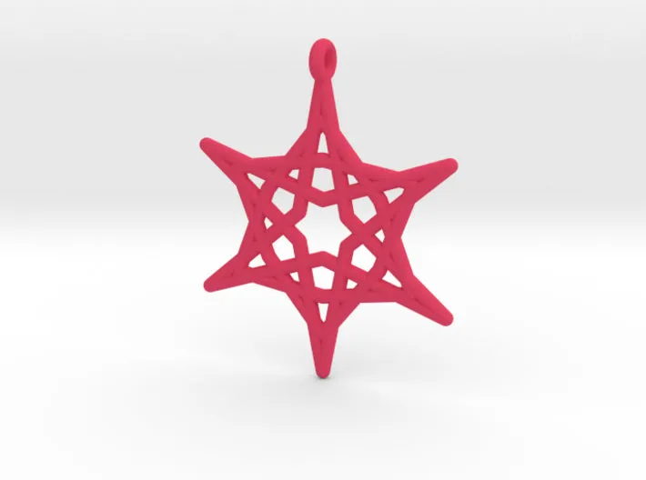 Hex Star Pendant (Nylon)