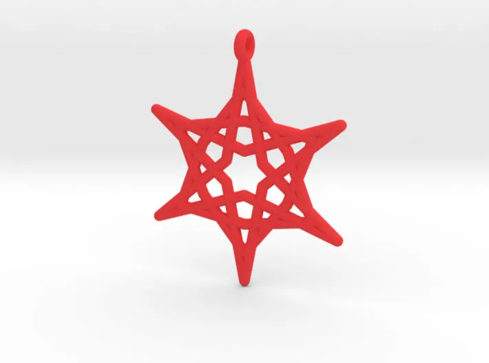Hex Star Pendant (Nylon)