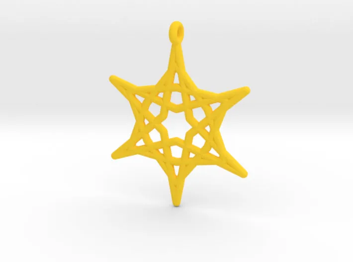 Hex Star Pendant (Nylon)