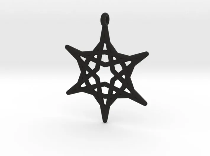 Hex Star Pendant (Nylon)