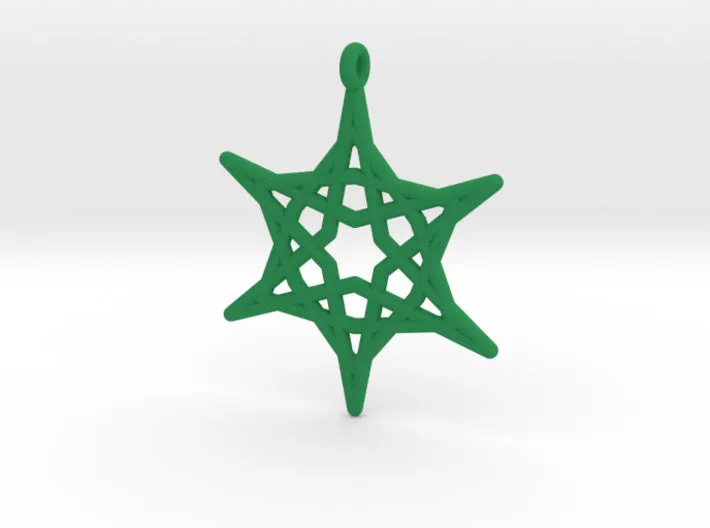 Hex Star Pendant (Nylon)