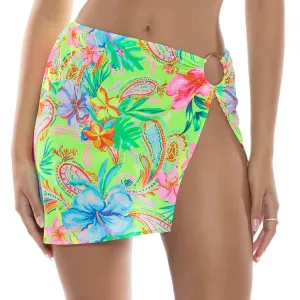 HIBISCUS DREAM - Ring Mini Skirt
