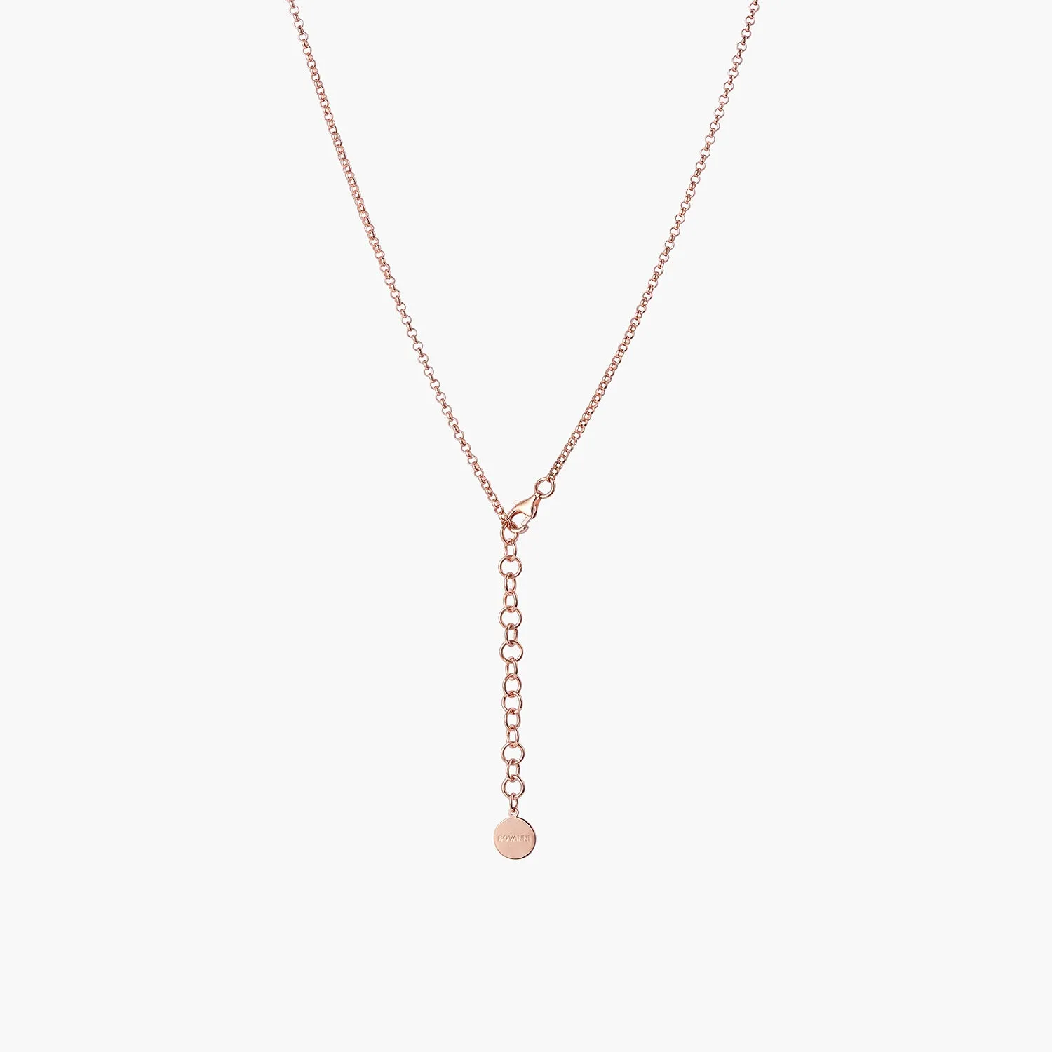 Hollow Smooth Water Drop Minimalist Charm Pendant Necklace