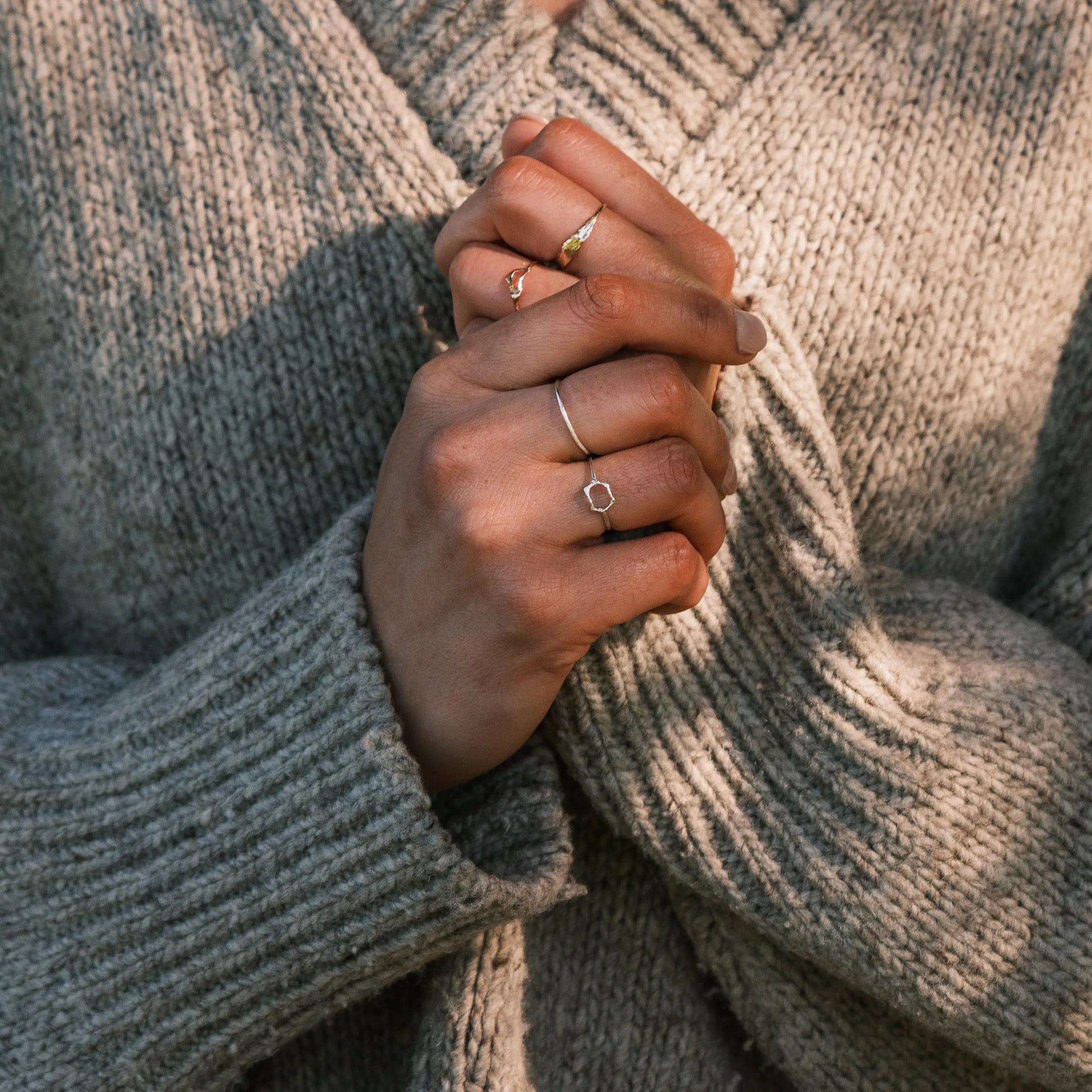 honeycomb ring