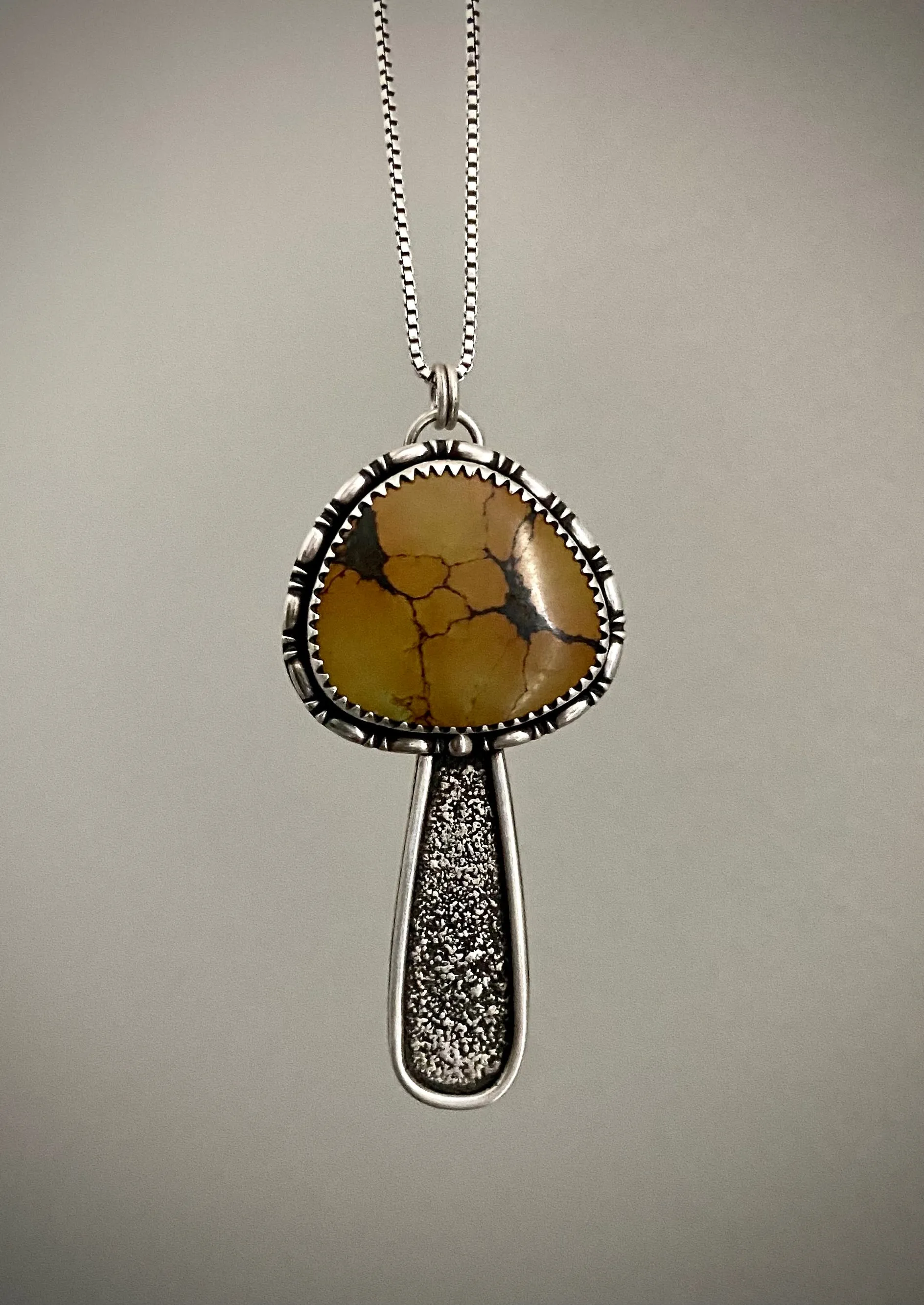Hubei Turquoise Mushroom Pendant