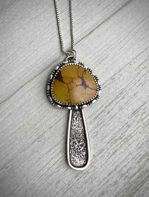 Hubei Turquoise Mushroom Pendant
