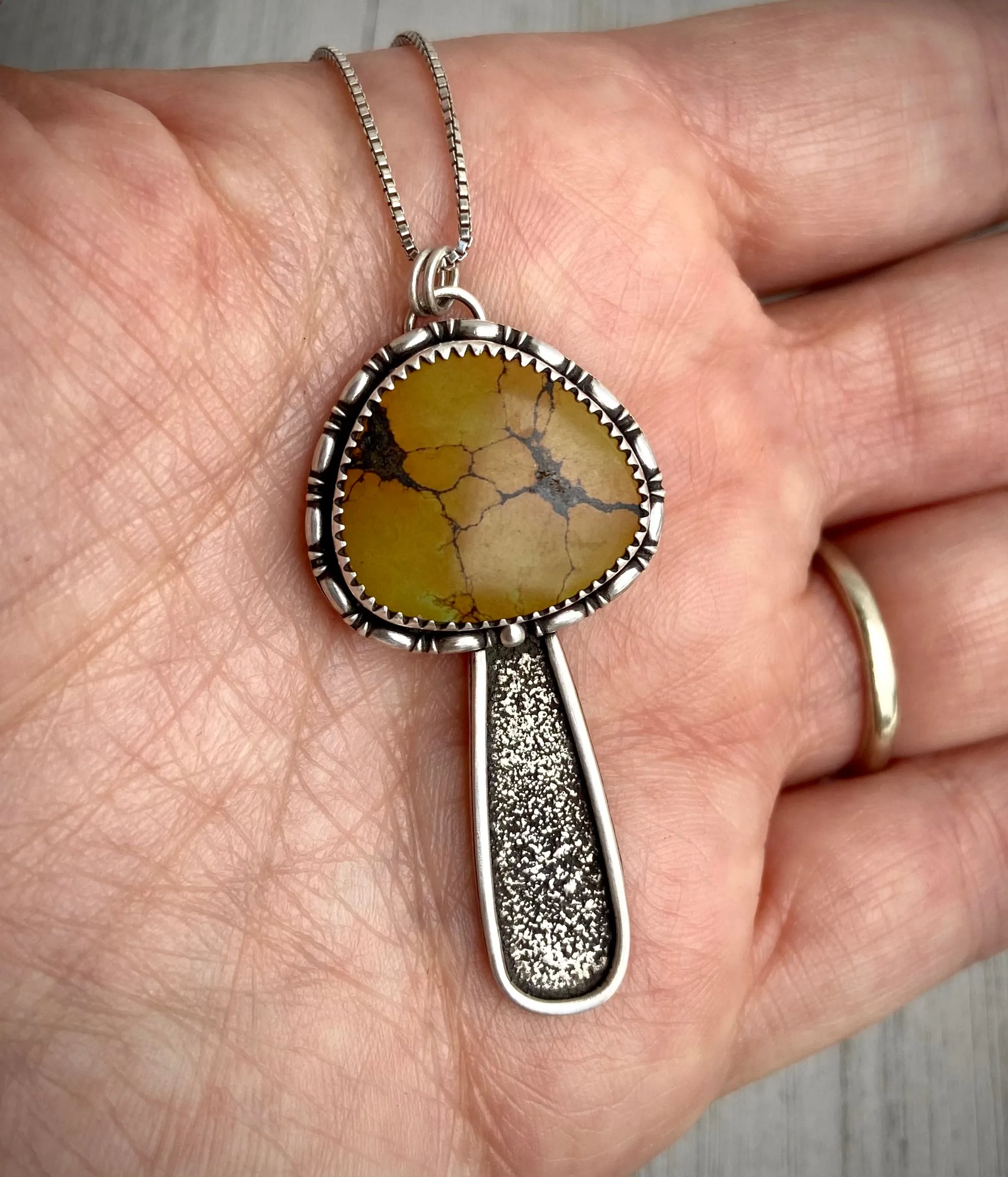 Hubei Turquoise Mushroom Pendant