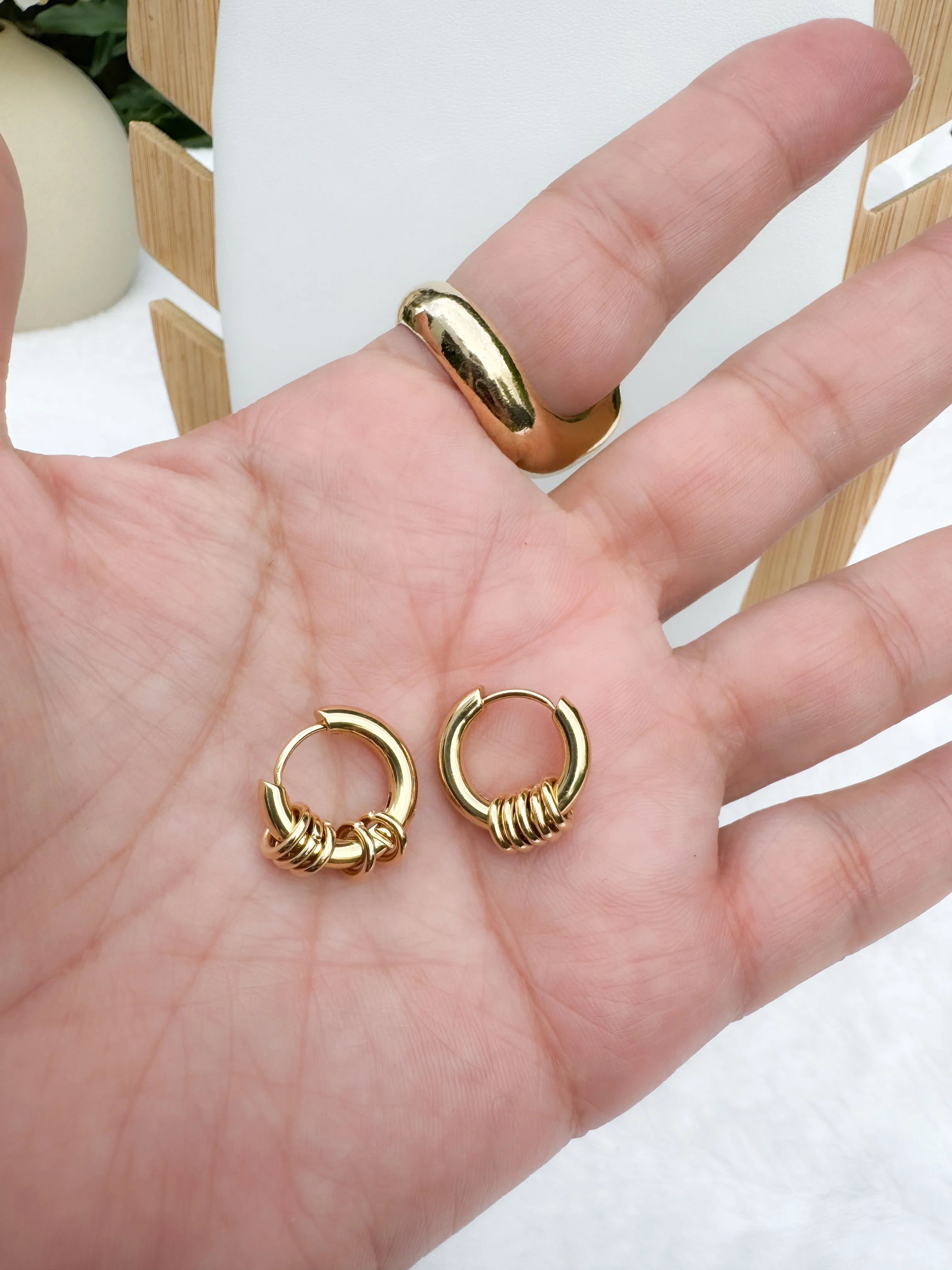 Huggies earrings