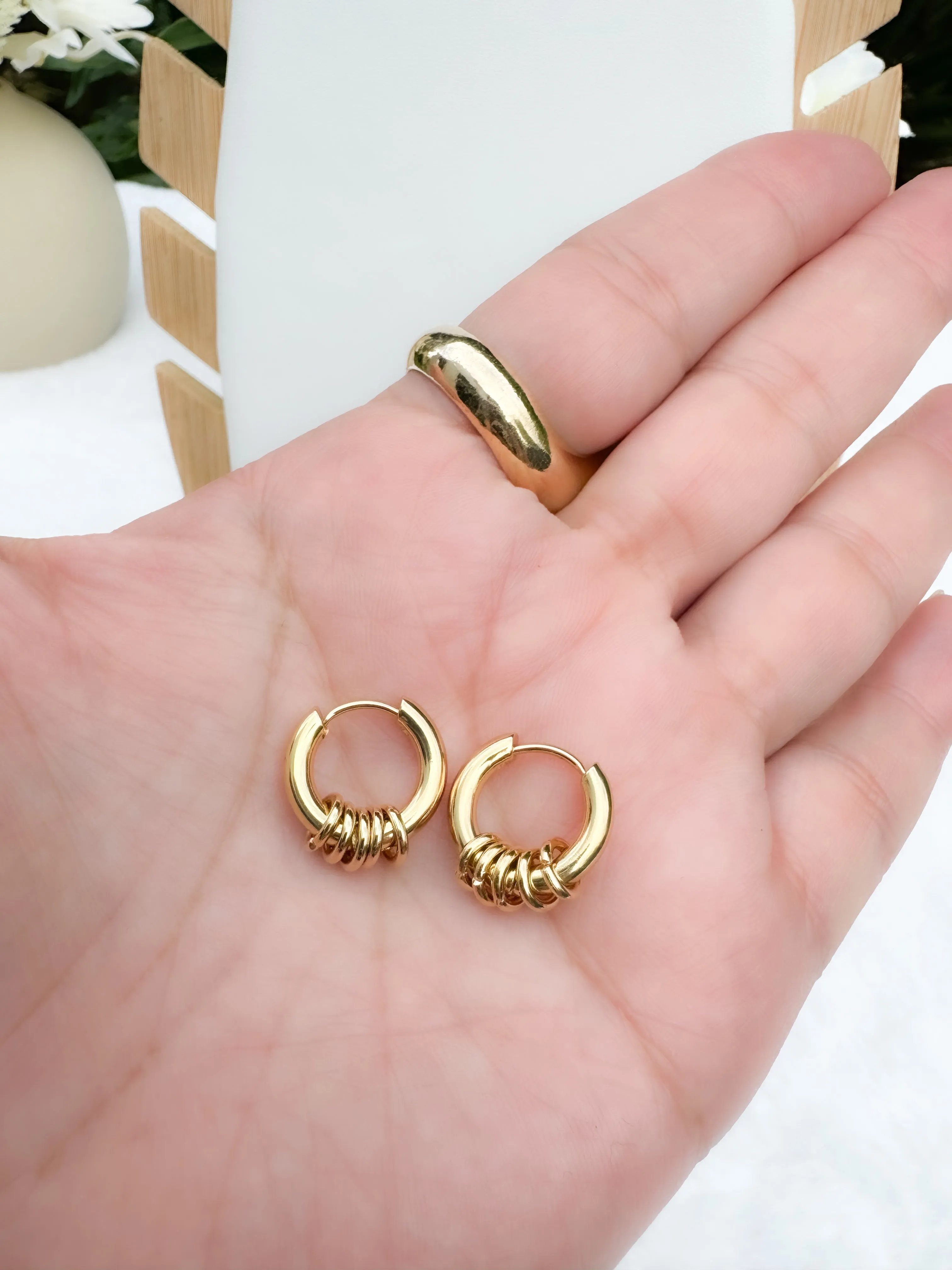 Huggies earrings