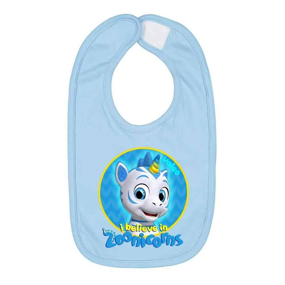 I Believe In Zoonicorns, Valeo, Infant Bib