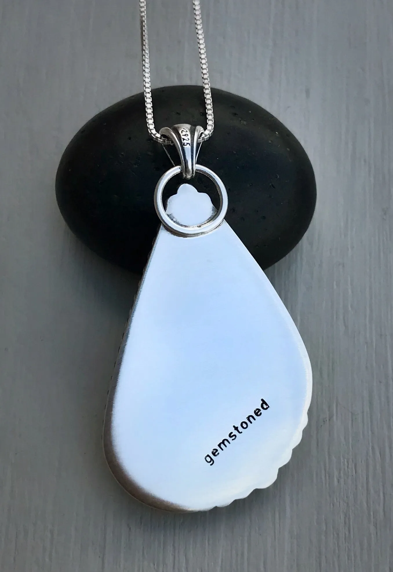 Indian Paint Stone Pendant