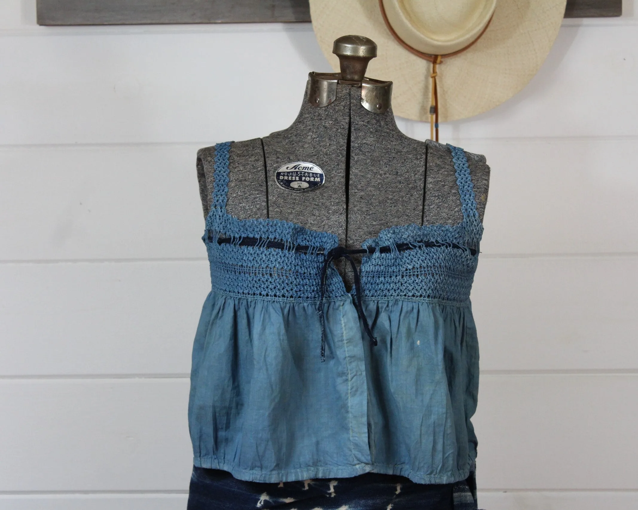 Indigo Dyed Camisole