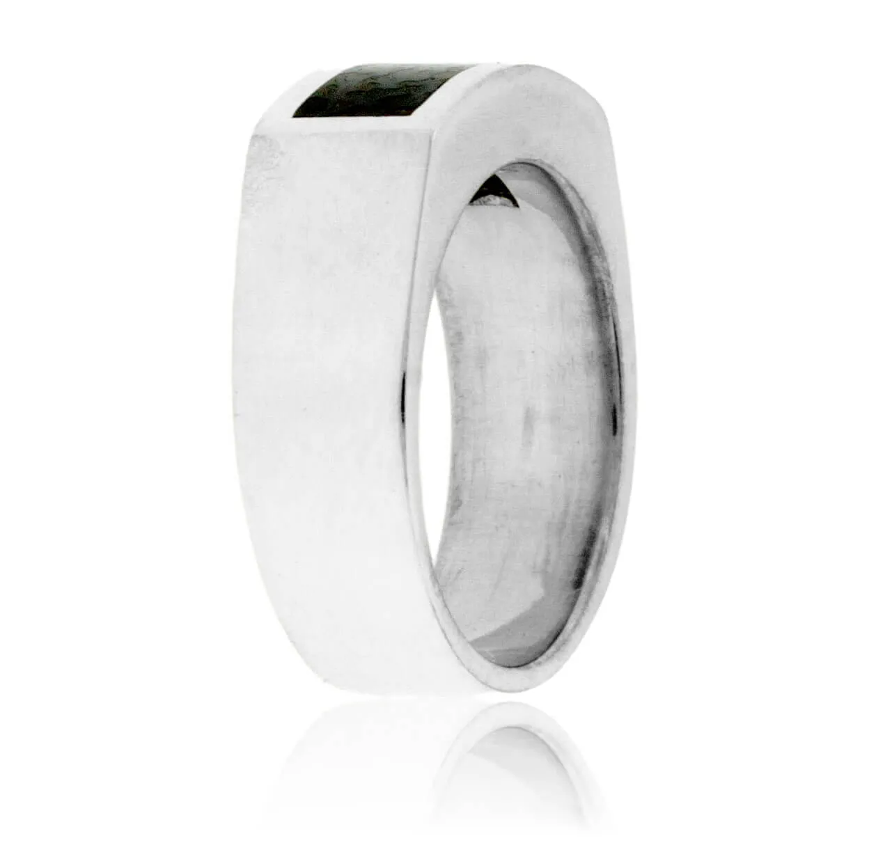 Inlay Ring in Sterling Silver