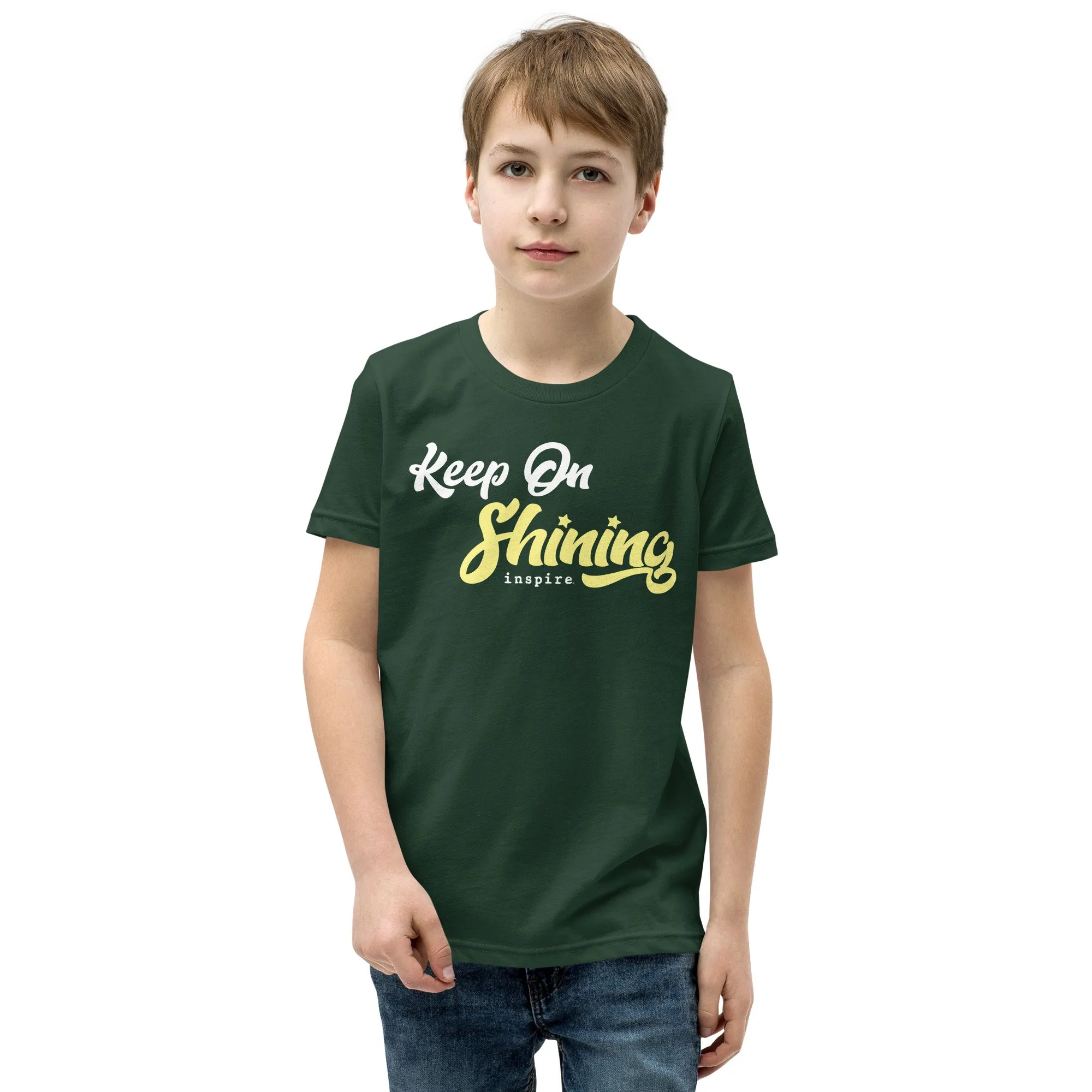inspire Keep On Shining Youth Short Sleeve T-Shirt