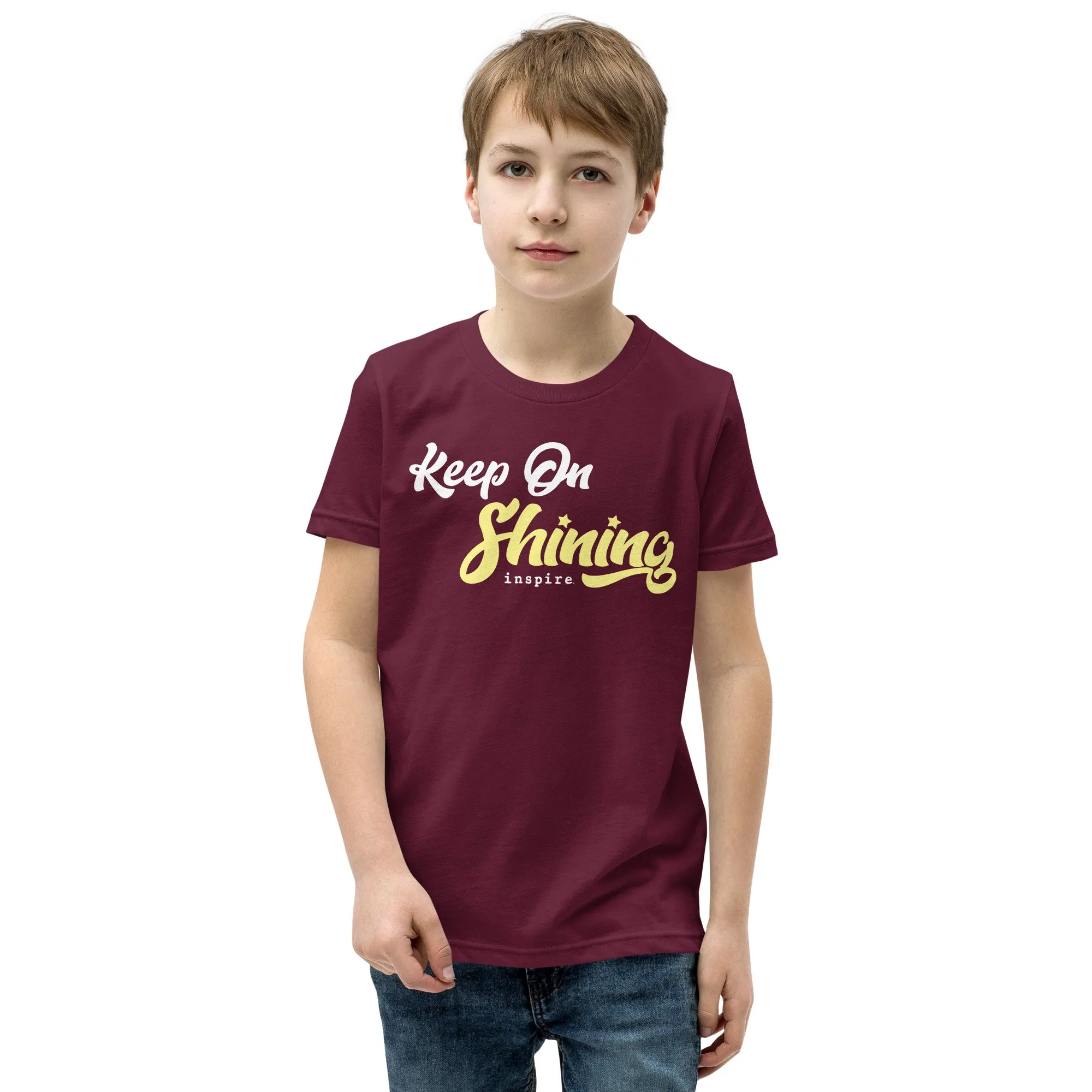 inspire Keep On Shining Youth Short Sleeve T-Shirt
