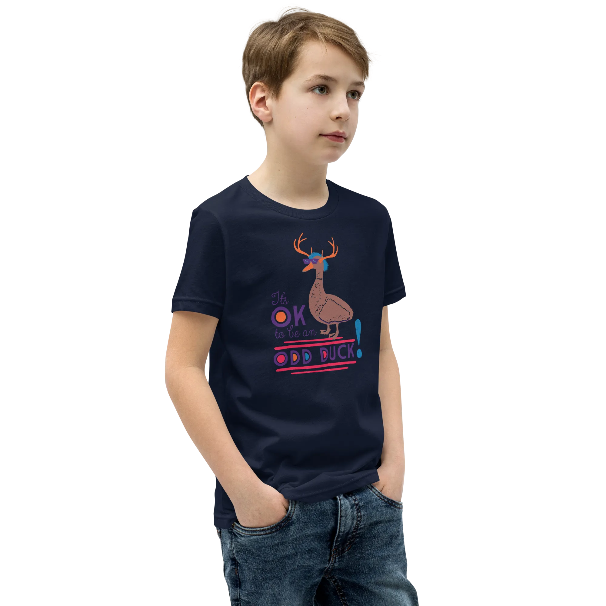 It's OK to be an Odd Duck! Youth Shirt (Brown Version) Youth T-Shirt